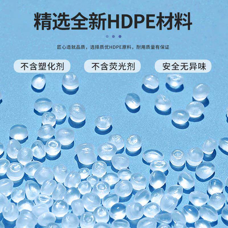 双环桶闭口桶200L化工桶周转双耳环桶大容量塑料桶带盖子平底圆桶