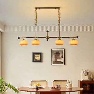 中古风客厅吊灯主灯设计师新款 复古高级感大厅卧室餐厅吊灯 法式