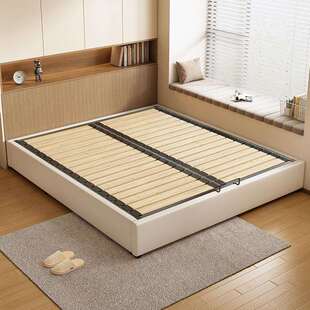 榻榻米床排骨架床架子无床头床带抽屉箱式储物空间高箱体床钢木床