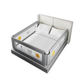 床围栏床护栏免打孔宝宝儿童床边挡板无缝加高可拆防摔升降防掉床