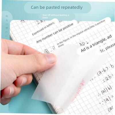 Transparent Sticky Notes with Scrapes Stickers Paper Clear s