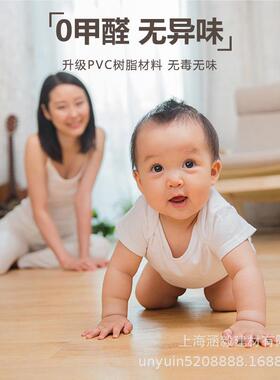 新款直销PVC工程地板革粉红黄色浅绿色仓库车间展会幼儿园卷材地