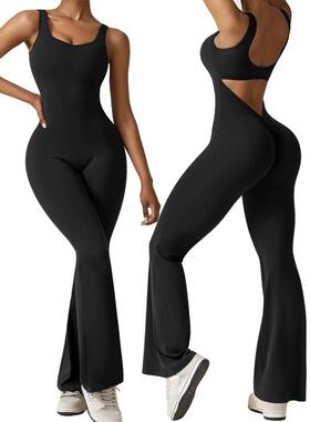 Spring Summer New Bell - Bottom Jumpsuit , Sleeveless Slim -