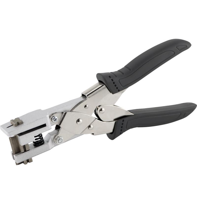 东巡T型三角打孔钳三角形挂钩钳PVC卡片硬纸板挂孔打孔钳挂钩打孔