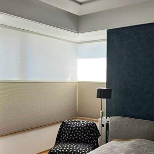 日夜两用蜂巢帘全遮光客厅遮阳百叶窗帘办公室隔热降燥风琴蜂窝帘