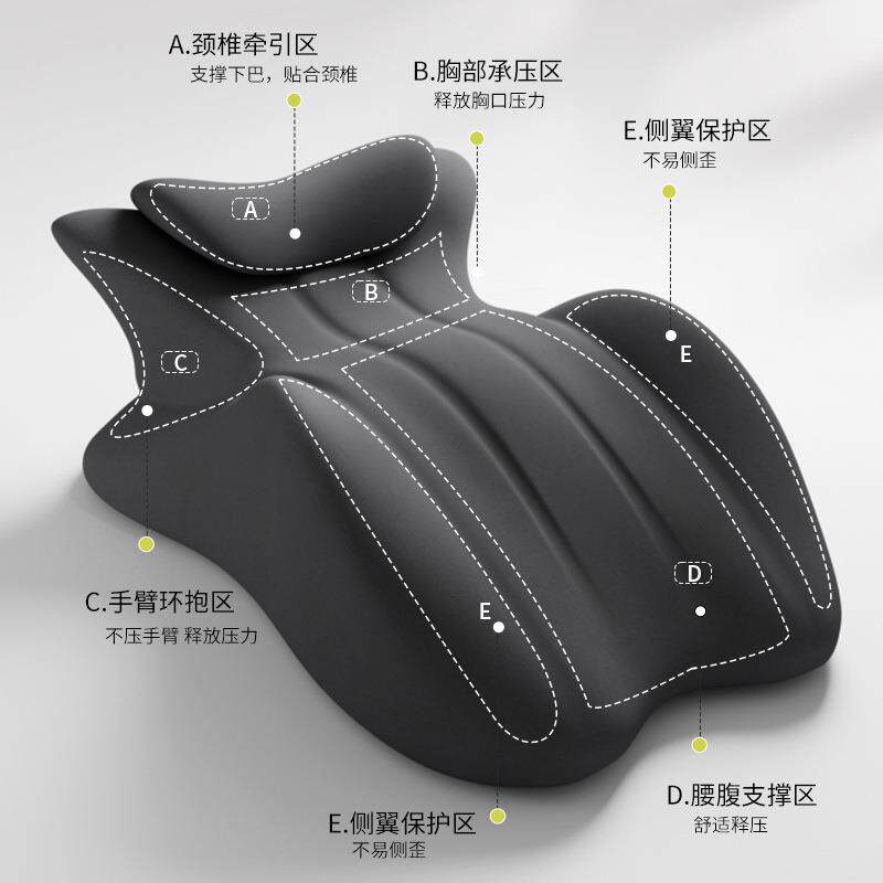 趴睡枕多功能俯卧位趴枕头趴着睡觉玩手机看书神器趣玩枕按摩靠枕