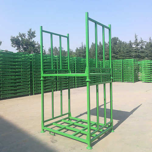 折叠可堆垛 布匹架堆垛可折叠固架冷库折叠巧钢制 布料架金属