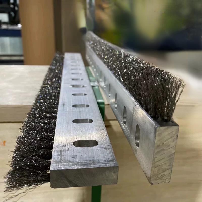 铝合金不锈钢丝板刷工业机床清洁排刷 抛光打磨除锈非标定制