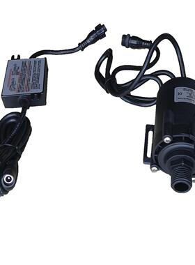 小型1224V泵高温大流量V水冷循环刷增压耐酸碱可调速直流无水潜泵