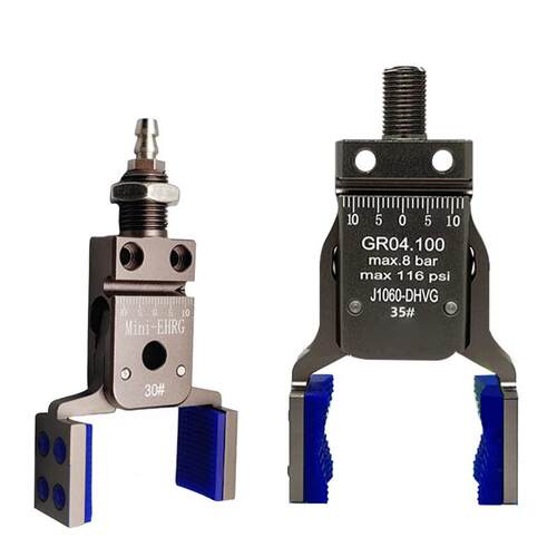 机械手夹具工业气动装置水口夹具加宽加长迷你异型夹具MINI-35-55