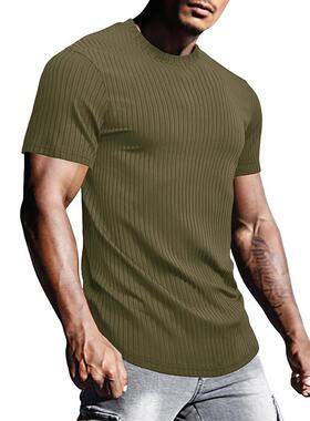 Men's sports tight fitting short sleeved shirt, men's top,
