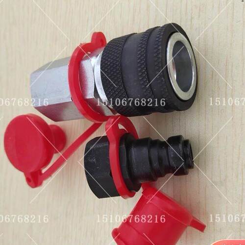 快速接头高压手动泵采煤机掘进机液压锁紧螺母M24/30/36/42注油嘴