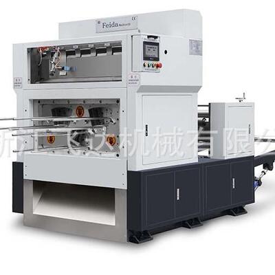 厂家货源FDC850*450全自动高速卷筒式淋膜纸白卡冲切机平压模切
