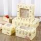 box packaging pieces 盒 Muffin 蛋糕包装 Cupcake