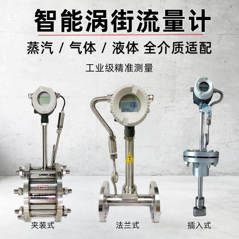 LUGB智能涡街流量计多口径全款式工厂定制带正规检测证书流量计