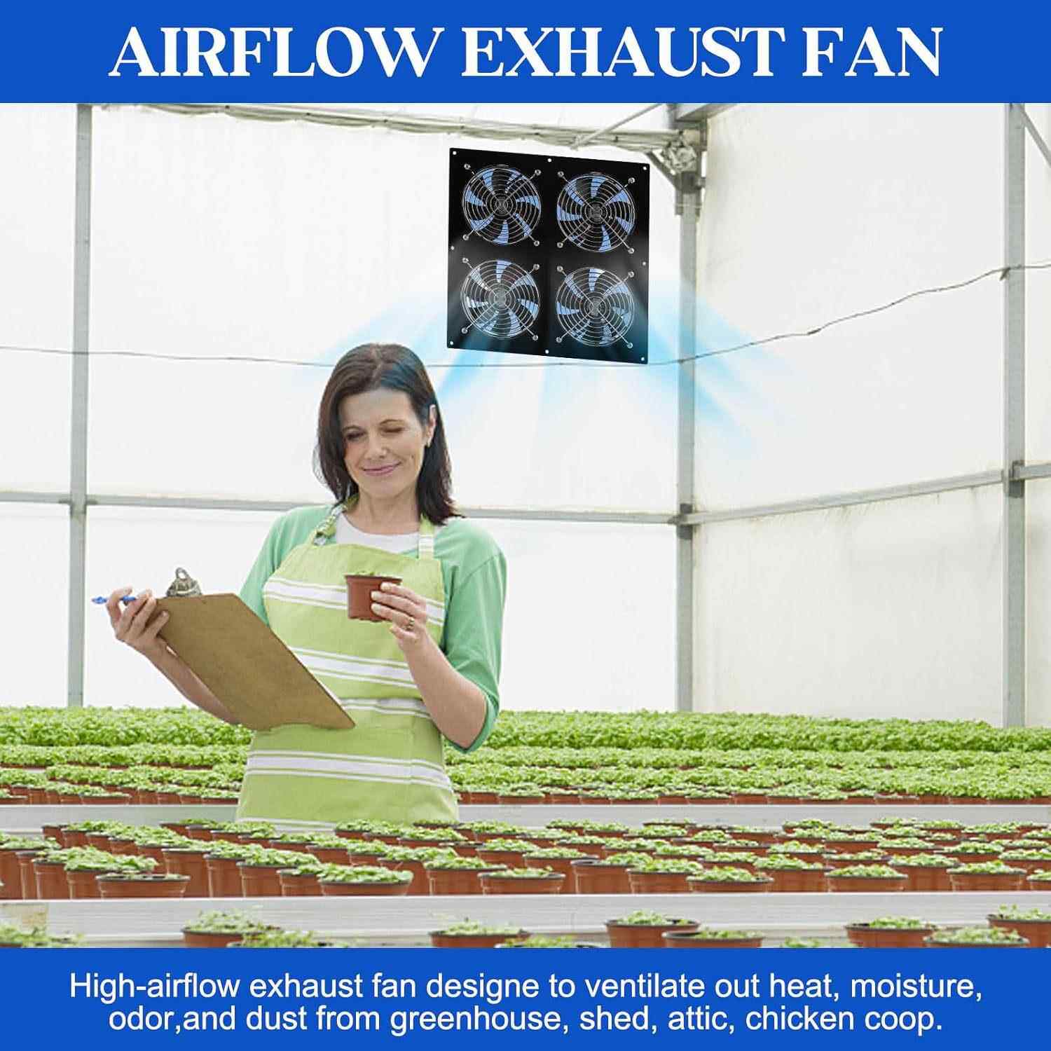 太阳能排气扇配25W阳RXR能板4台一体排高速太气扇