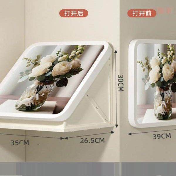 浴室壁画折叠收纳箱洗澡放衣服置物架卫生间免打孔壁挂折叠收纳柜,家庭/个人清洁工具,浴室角架/置物架,淘宝优惠券,粉丝福利购,淘宝优惠卷