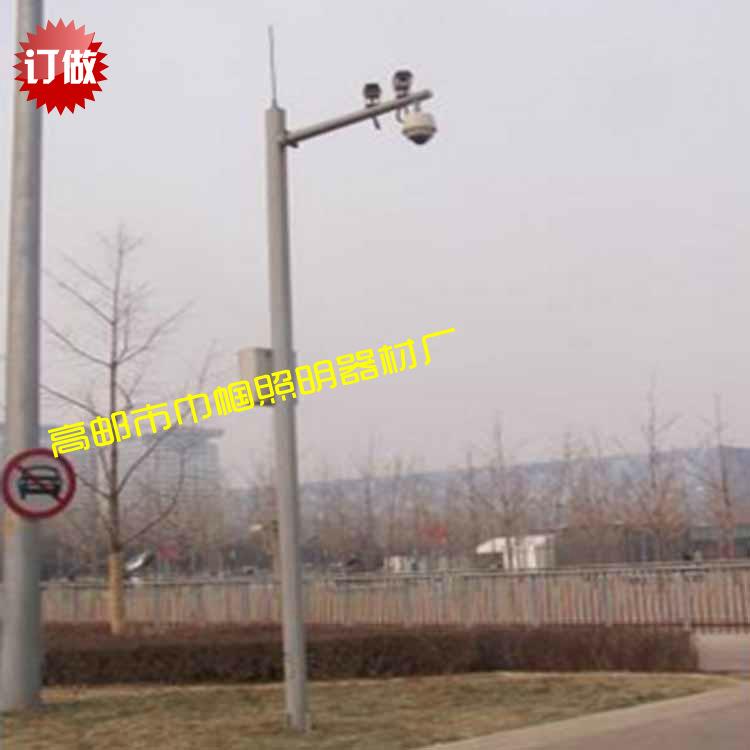 生产6米监控杆道路八角摄像机监控吊杆悬臂式监控杆厂家