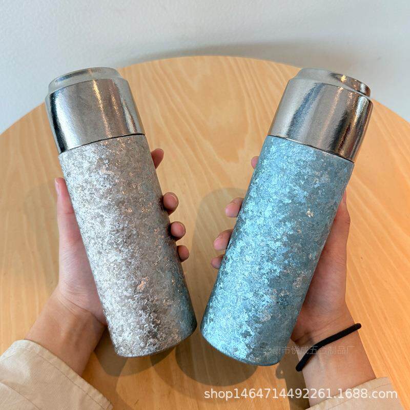 纯钛保温杯全钛双层真空钛杯高颜值焖茶杯子茶水分离高档商务礼品