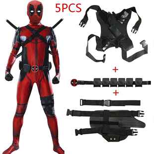 Anime Kids Adult Superhero Deadpool Cosplay Costumes Bodysui