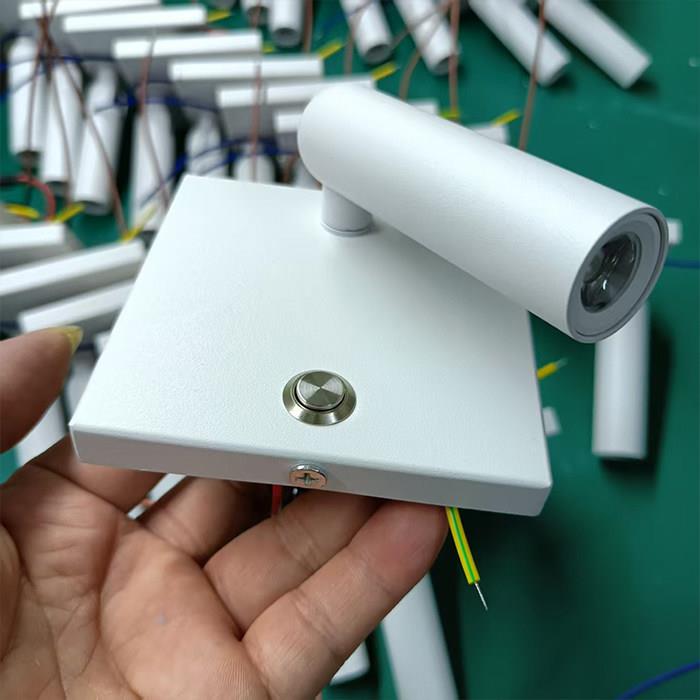 新品现代简约86盒型嵌入式床头阅读壁灯卧室书房厨房酒店小射灯
