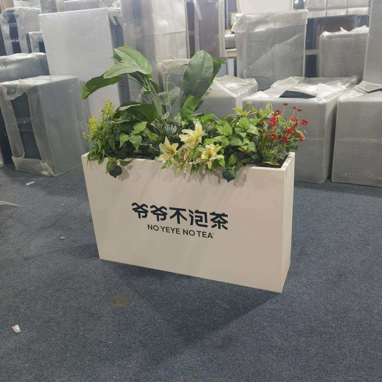 户外专用外摆花箱酒店写字楼售楼部外摆创意隔断花艺阳台简约花架
