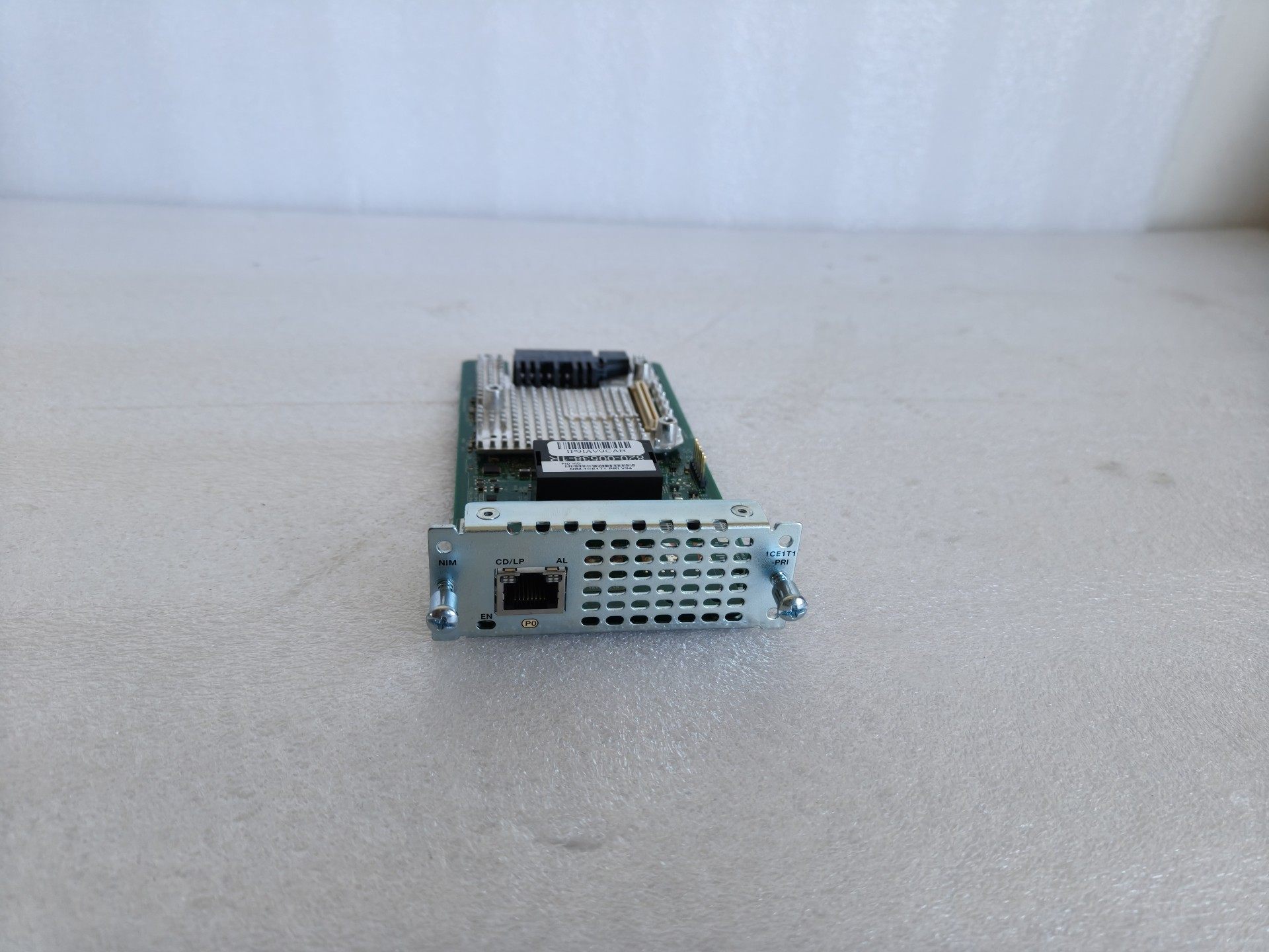 二手 拆机 思科NIM-1CE1T1-PRI路由器扩展卡，拆