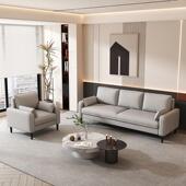 新沙款 小户型现代简约直沙发见详情意轻奢 免洗科技布排艺发客厅式