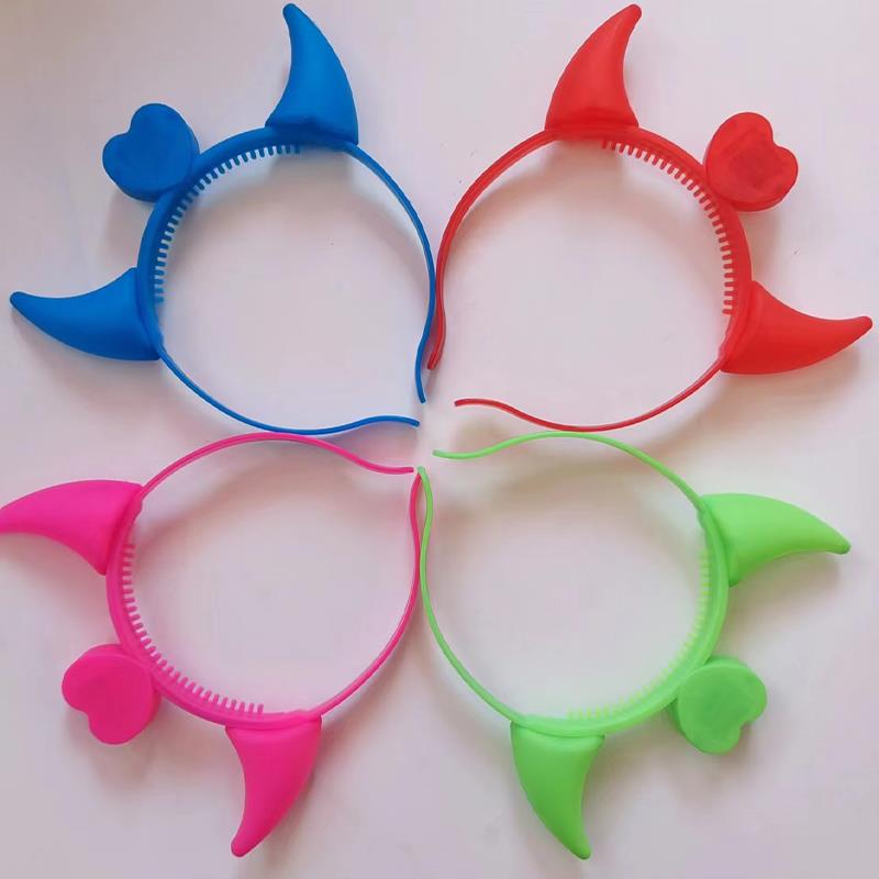 儿童发光玩具幼儿园开学聚会表演头扣头饰头箍六一活动小朋友道具