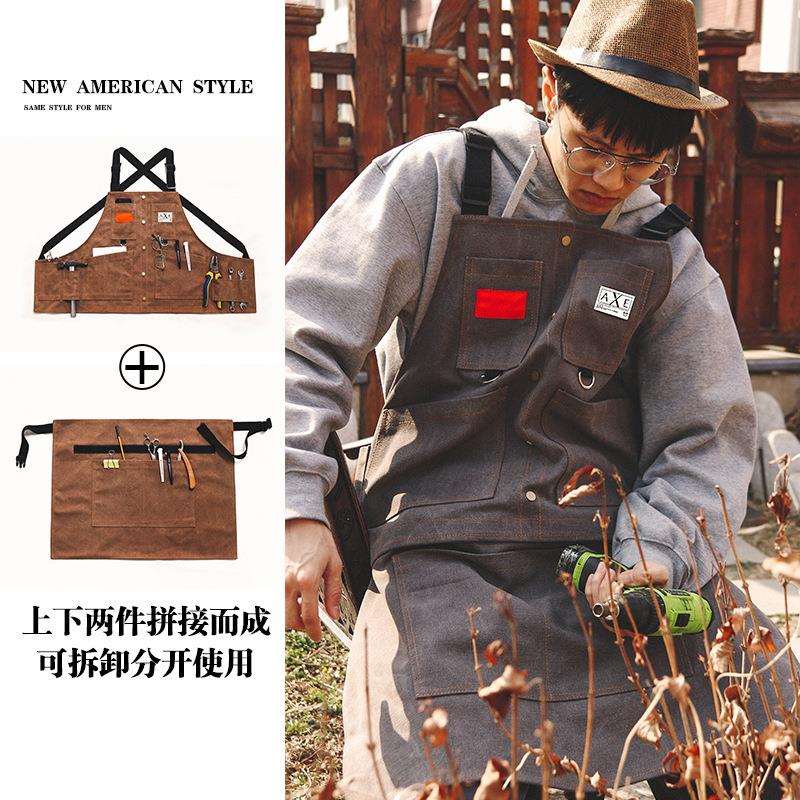 帆围裙外野营折FYD-2024收叠装柴禾餐具野餐户烹饪烧烤多功布能纳