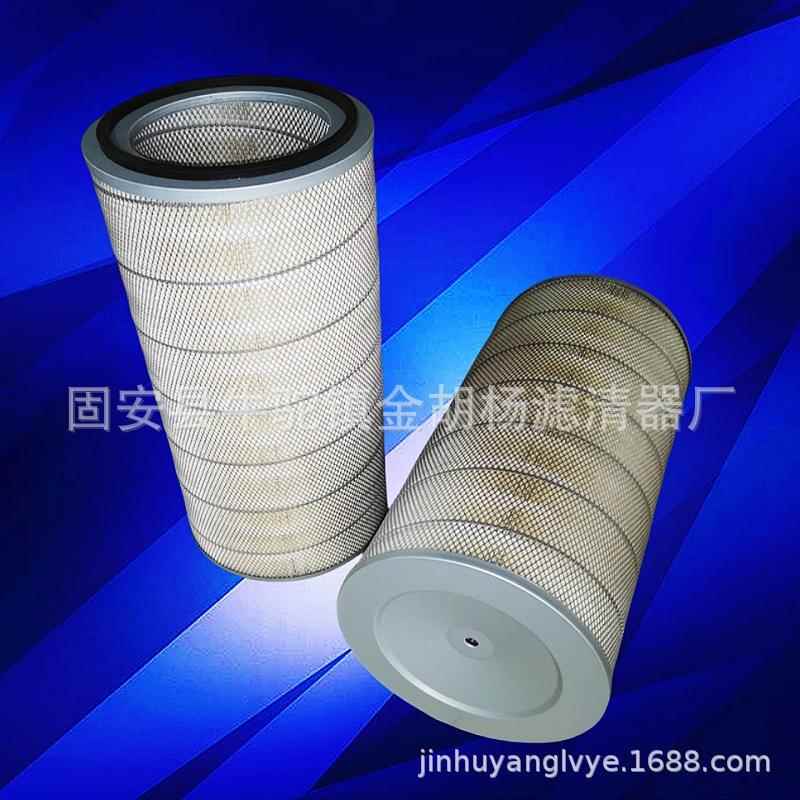 推荐纳米阻燃除尘滤筒滤芯工业烟气除尘器滤筒粉尘集尘防尘褶式