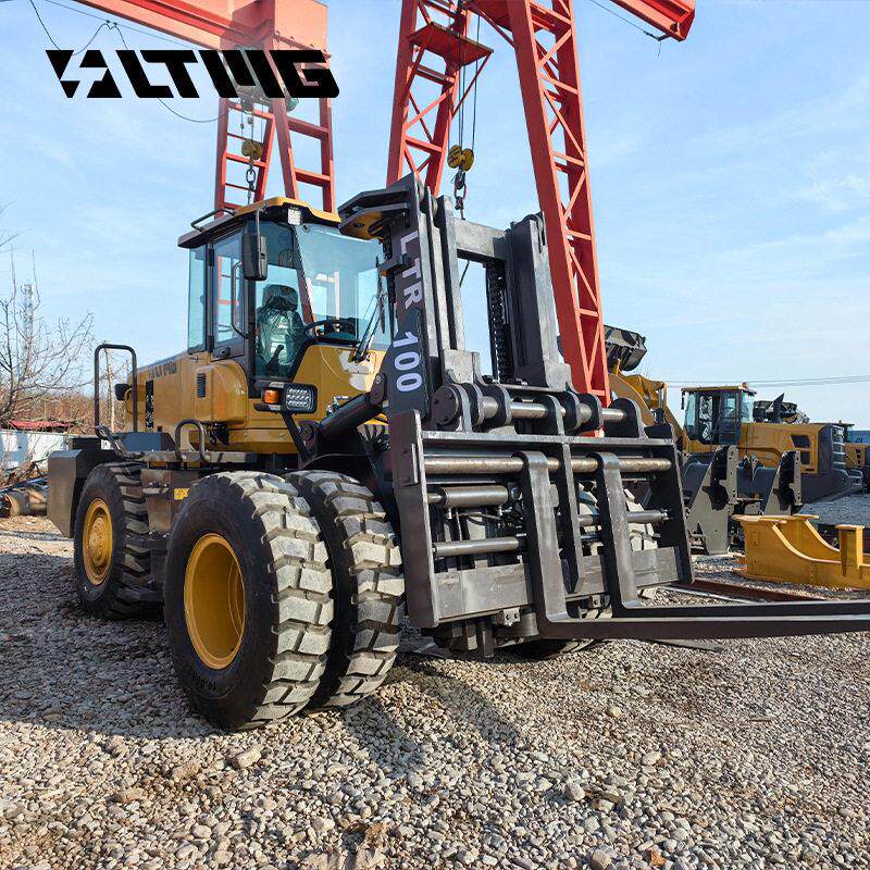 跨境厂家大型越野叉车10000kg10吨15吨多功能内燃式液压山地搬运
