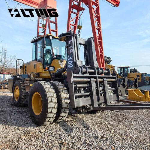跨境厂家大型越野叉车10000kg10吨15吨多功能内燃式液压山地搬运