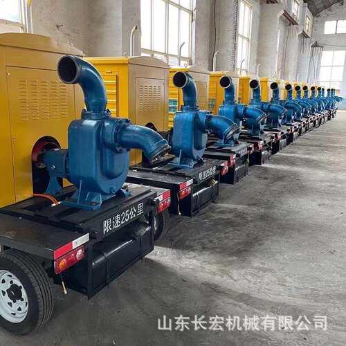 柴油自动力车无品牌/防汛泵//立方吸一排污抽水柴油机水泵体机