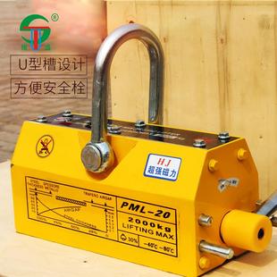厂家定制永磁吸盘磁力吊起重机器吸铁1T2T磁铁吸盘
