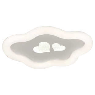 奶油风卧室吸顶灯北欧现代简约家用新款 书房主房间儿童房LED灯具