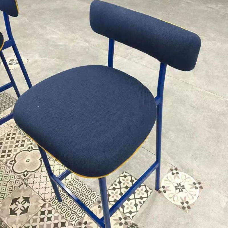 北欧吧台椅轻奢家用设计师款高脚凳吧椅简约现代美式吧台椅靠背椅