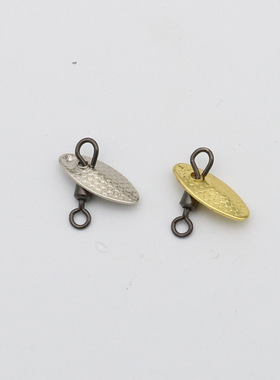 路亚转环旋旋转复合亮片改装蝇钩旋转亮片八字环配件