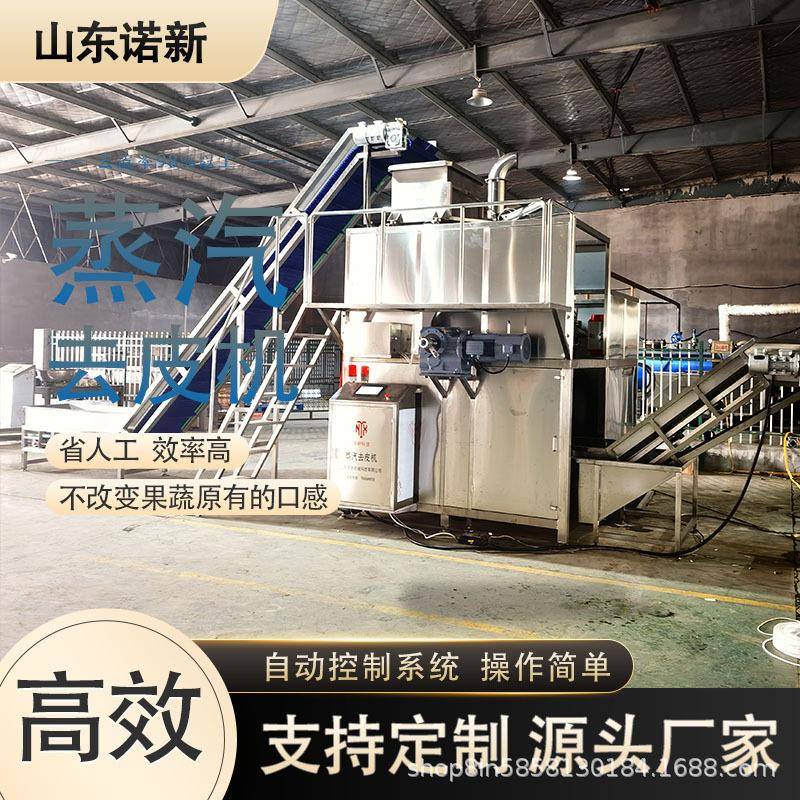 诺新机械 大型商用蒸汽去皮机 快速去皮 不伤果肉