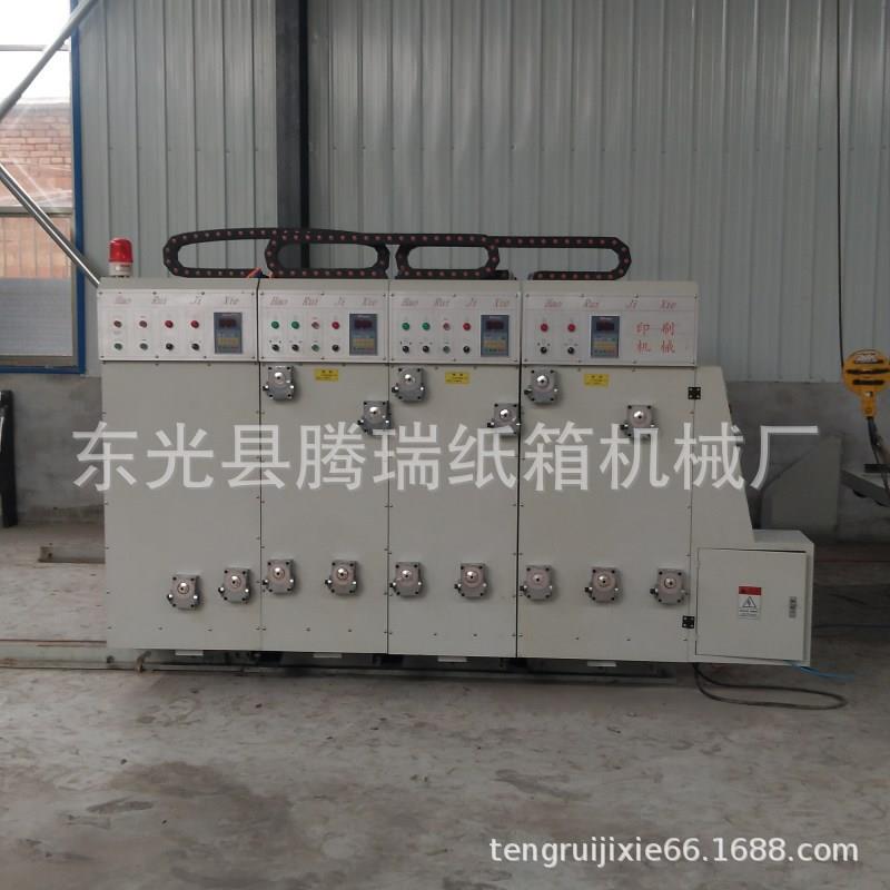 厂家供应2800型半自动三色水墨印刷开槽机纸箱印刷加工设备