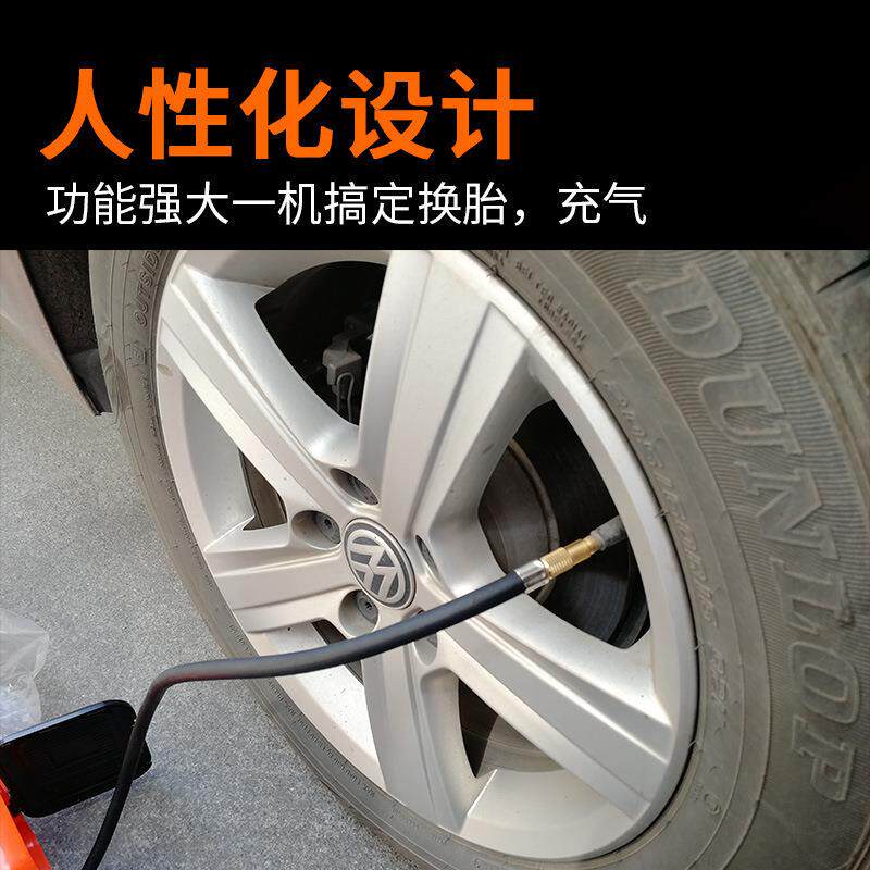 卧立式分体手动分离气动小薄型小汽车电动千斤顶工具套装充气泵3t