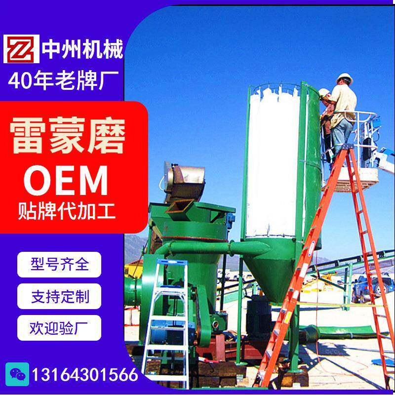 雷蒙磨 硫铁矿磨粉机 3019型 功率70KW 钠硝石磨粉设备厂家直销