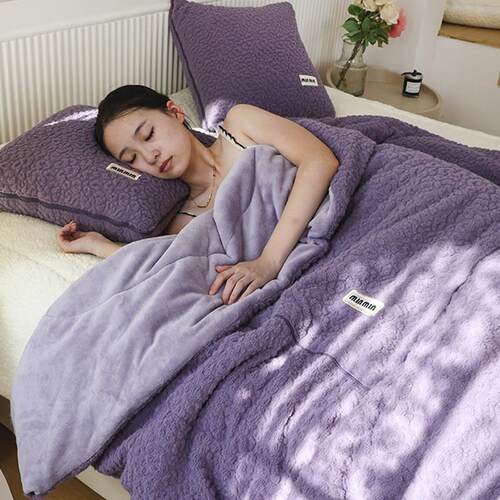 加厚抱枕被子两用纯色汽车沙发盖毯冬季办公室宿舍午休枕头二合一