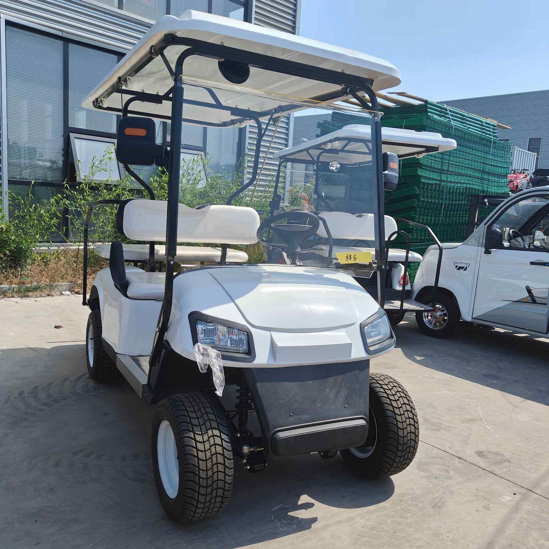出口美国三排高尔夫球车 景区园区观光车 高尔夫球车户外观光车