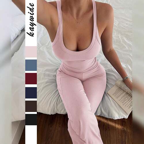 Women's Casual Chic Plain Fitted Thin Fabric Crop Top &