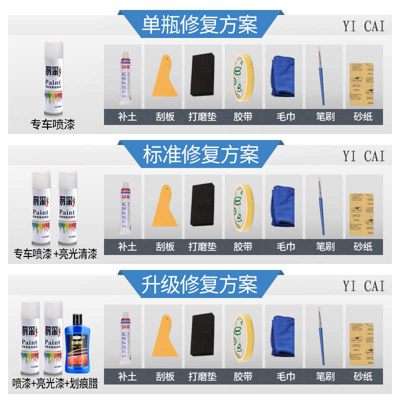 斯柯达昕锐补漆笔明朗白色汽车用品划痕修复改装专用原车漆自喷漆