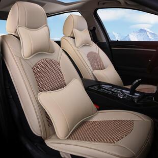 五座舒皮专用一车一版 通适用NYL耐磨拼冰丝座 汽车坐全包垫围四季