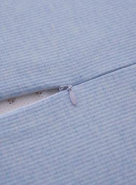 V3FP乳胶枕头套单个双人枕1.2米1.5m1.8米橡胶纯棉枕套加长款四季