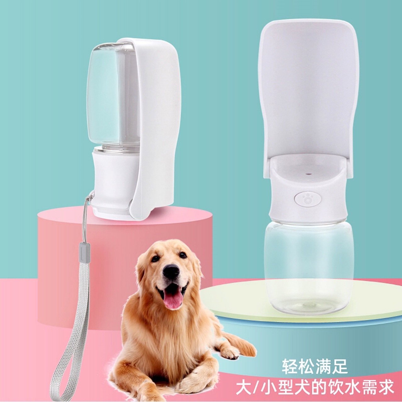 可折叠饮水器跨境品质狗狗慢食碗