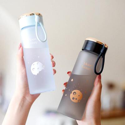 Moon Fantasy Water Bottle Portable Plastic Cup Ins Student L